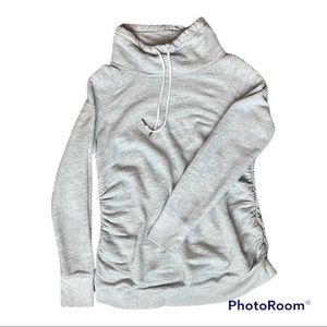 Maternity cowl neck sweater